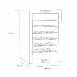 Wine preserver 70 Lt-28 bottles Cavist CAVIST28